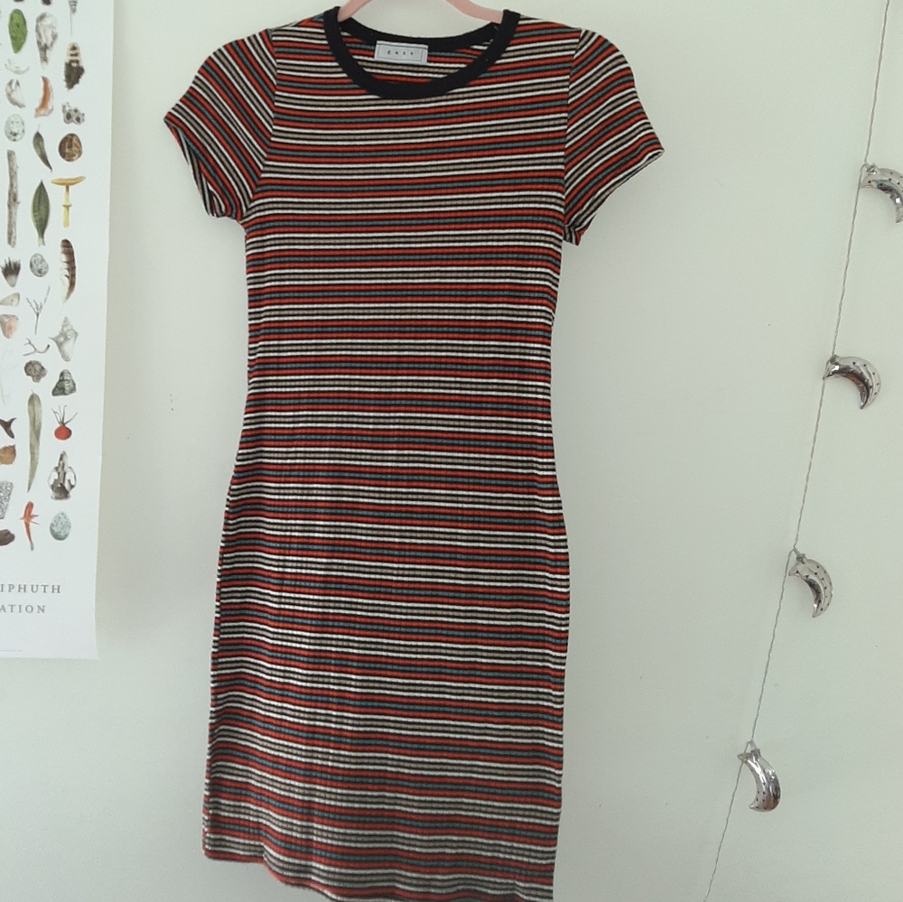 Striped T-shirt Dress